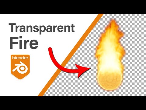 Blender Tutorial - Rendering Fire with Transparency