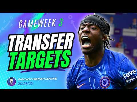 FPL GW3 TRANSFER TIPS  | Buy Palmer? Sell Nkunku? Hold Bruno? 🤔 | Fantasy Premier League 24/25