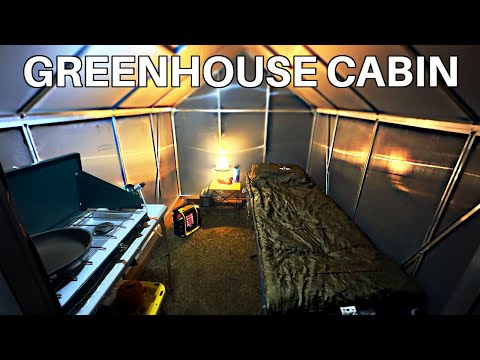 Building a Tiny Cabin out of a Cheap Greenhouse | Cabin Build Series Part 1