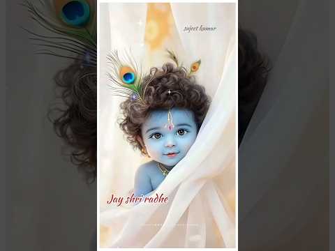 🙏🙏radhe radhe |krishna stetus |old is gold |shri cute krishna