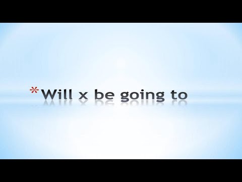 Will or Be Going to - grammar explanation