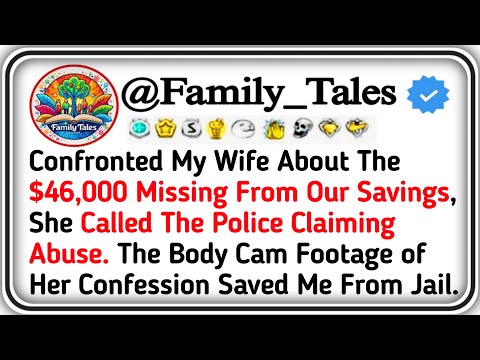 Confronted My Wife About The $46,000 Missing From Our Savings, She Called The Police Claiming Abuse