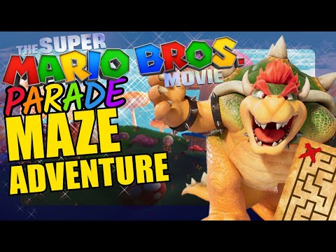 Super Mario Bowser Maze Adventure Educational Video for Kids