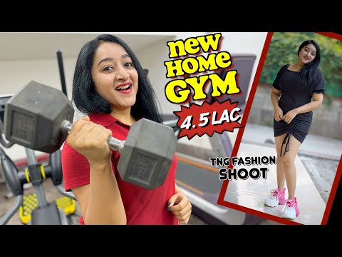 New SHOOT Aur GHAR Mein GYM Bana Diya  | TNGVlogs | TheNutriGurl