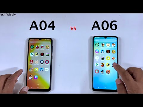 SAMSUNG A04 vs A06 - Speed Test