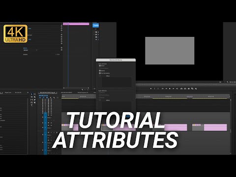 Premiere Pro Tutorial: How you can easily work with Attributes (Short Tip)