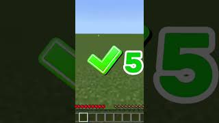 Jump 1 to 6 #minecraft #minecraftjump