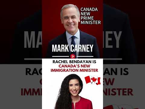 New prime minister and the immigration minister #canadaprimeminister #markcarney #rachelbendayan