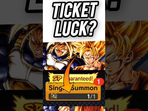 BARDOCK ANIMATION IN TICKET!? LUCK! #dragonballlegends#dblegends#shorts#ytshorts#dbl#dbz#dbs#short