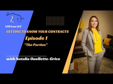 Getting to Know your Contracts: Episode 1 - The Parties