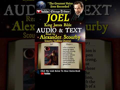 29~Book of Joel | By A. Scourby | AUDIO & TEXT | God is Spirit, Truth & Love #youtubeshorts