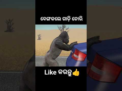 ବେଙ୍ଗକଲେ ଗାଡ଼ି ଚୋରି😱 #shorts #youtubeshorts #odiagapa #natia #odiacomedy #odiamoralstory #kahani