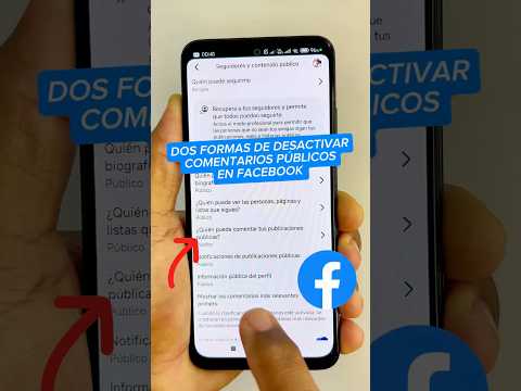 Dos formas de desactivar comentarios públicos en Facebook