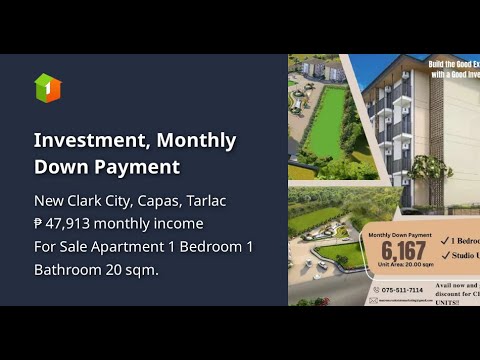 Investment, Monthly Down Payment