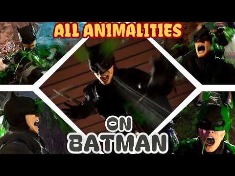 All ANIMALITIES Performed on the Batman Mod - Mortal Kombat 1