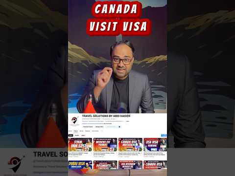 Self apply Canada visit visa #canadavisa #canadavisitvisa #canada #canadatouristvisa #imm5257