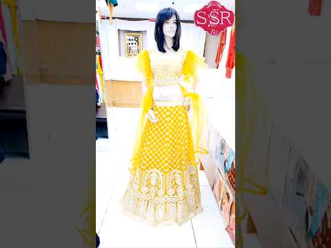 Bright Yellow Lehenga @ssrtextiless #mehendilehenga #latestfashiontrends