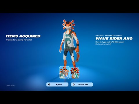 XO EMOTE (ONLY IF YOU SAY YES) & NEW WAVE RIDER AXO