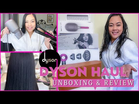 DYSON HAUL| HAIR DRYER| HAIR STRAIGHTENER| UNBOXING & HONEST REVIEW