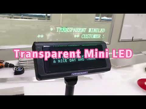 Transparent Mini LED on Cash Register