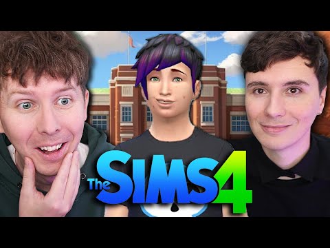 FIRST DAY OF HIGH SCHOOL - Dan and Phil play The Sims 4: Season 2 #4