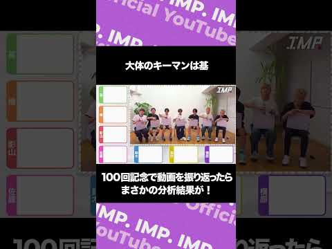 大体のキーマンは基 100回記念で動画を振り返ったらまさかの分析結果が！