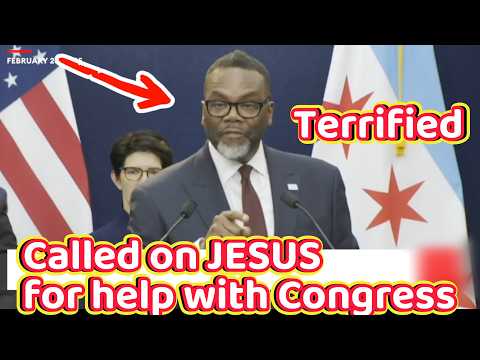 He CALLED on JESUS! Mayor Johnson SHOOK to Testify at Congress #brandonjohnson #chicago