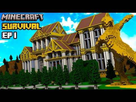 Starting an EPIC Minecraft Survival World - Ep1