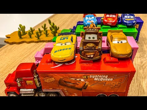 Disney Pixar Cars Lightning Mcqueen, Dinoco, Mater, Hudson, Axlerod, Finn, Frank, Guido, Mack, Shu