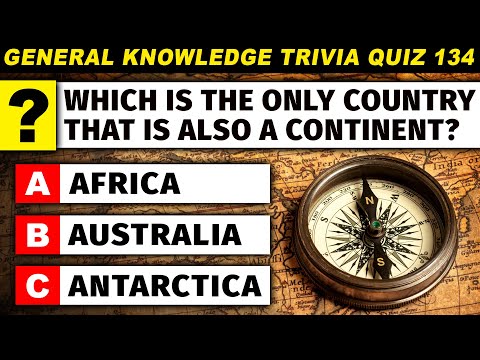 50 General Knowledge Questions You Should Be Able To Answer! Ultimate Trivia Quiz (Part 134)