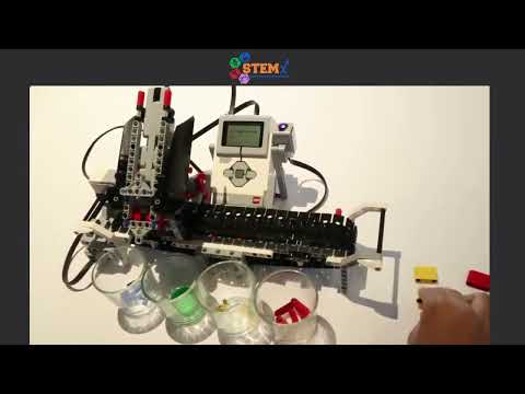 Student from online STEM Program have built a color sorting robot