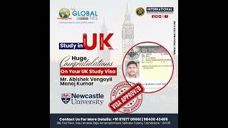 Mr. Abishek | UK Student Visa Success | Newcastle University, UK | The Global Ties