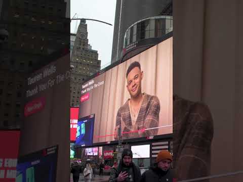 THANK YOU FOR THE CROSS is in TIMES SQUARE NYC thanks to my friends at YouTube Music!