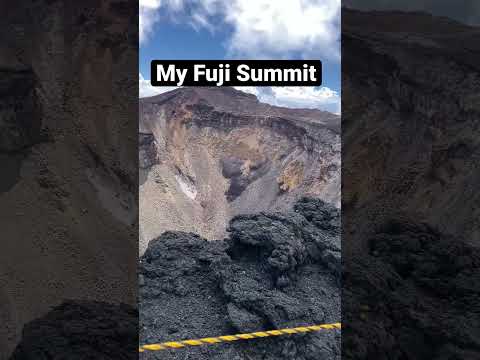 Mt Fuji Summit ⛰️ Visually Impaired Man Solo climb 🧑‍🦯🥾 #fuji #Japan #travel #hiking #cheaptravel