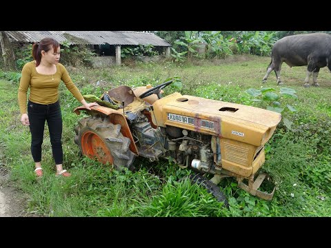 Repair and Replace Broken Parts Agricultural Machine. Diesel Injector Repair | GENIUS GIRL MECHANIC