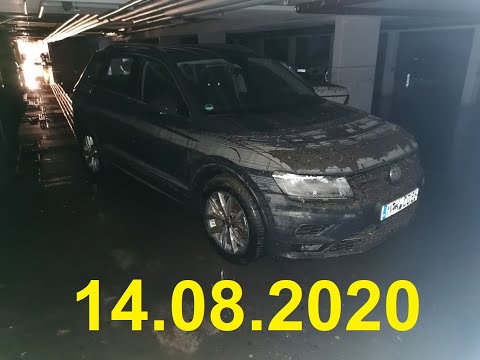 Bad Soden - thunderstorm during driving lesson - German Driving School - heavy rain - car destroyed