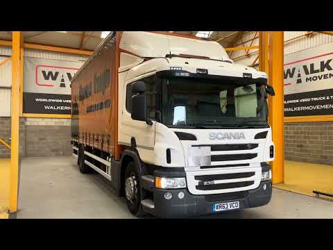 New In Stocklist For Sale: SCANIA P230 EURO 5, 4X2 CURTAINSIDER – 2014 – WR63 VCO