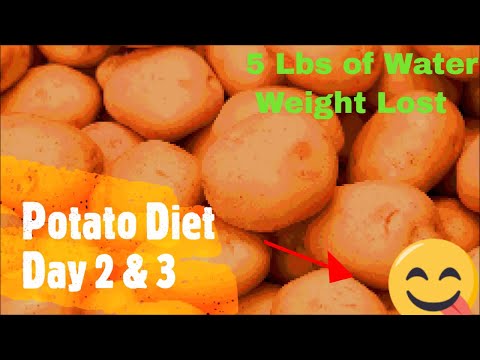 Potato Hangover? Spud Brain Fog? 5 Pounds Lost [7 Day Potato Diet Day 2 & 3]