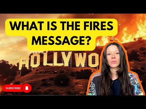 MESSAGE BEHIND FIRES 🔥 IN LOS ANGELES