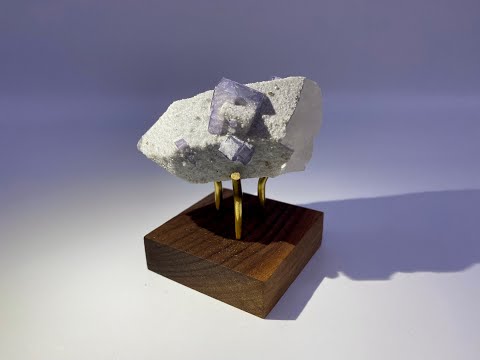 Fluorite and Scheelite on Quartz Fine Mineral Specimen, Rocks and Crystals, Mineral Rocks