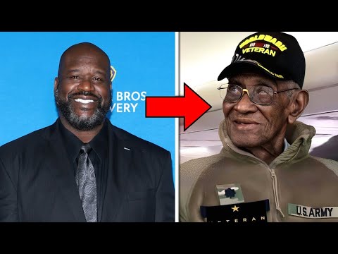 Big Shaq Gives Up First Class Seat For Veteran, Then The Unbelievable Happens