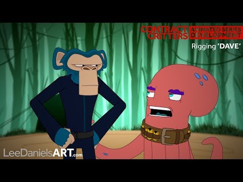 Animated Series Development | CONTRACT CRITTERS | Rigging DAVE