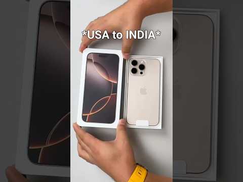 iPhone 16 Pro Max *USA to INDIA* #shorts