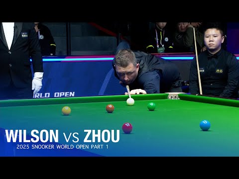 Kyren Wilson vs Zhou Yuelong 2025 Snooker World Open Part 1