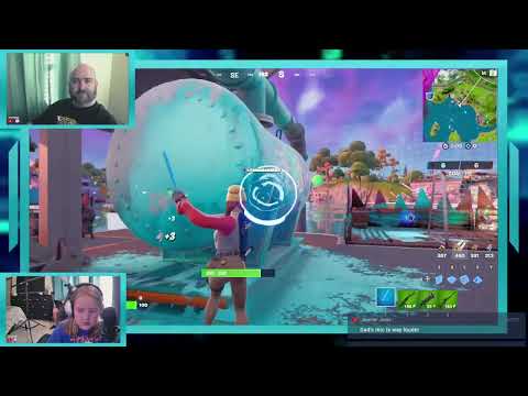 Playing Fortnite with Ava