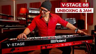 Roland V-STAGE Unboxing & Jam