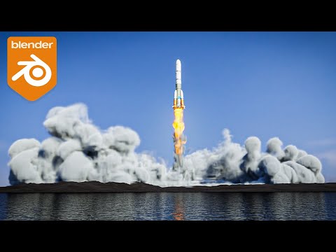 Blender Tutorial - Creating a Rocket Launch Simulation