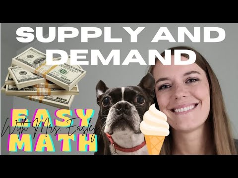 SUPPLY AND DEMAND [Financial Literacy] 3rd Grade Math