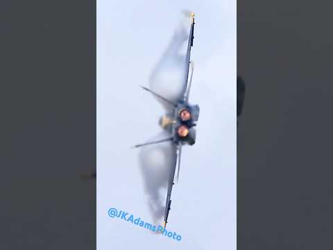 Blue Angels vapes and afterburner in slow motion! #shorts