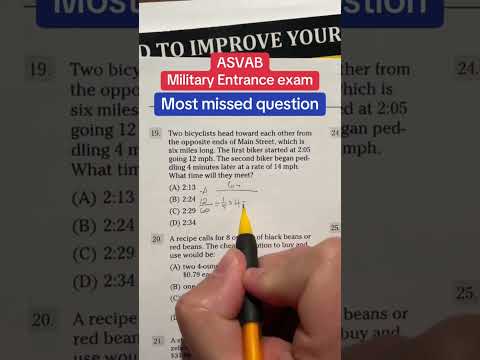 ASVAB Arithmetic Reasoning Practice Problem of the Day19 #asvab #arithmeticreasoning #afqt